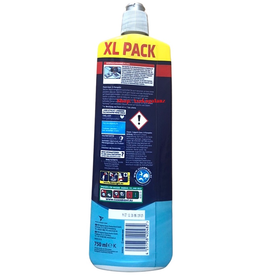 Combo rửa bát Finish chính hãng: Hộp Finish Classic 110 Viên, Muối Finish 4Kg, Bóng Finish 1150ml.