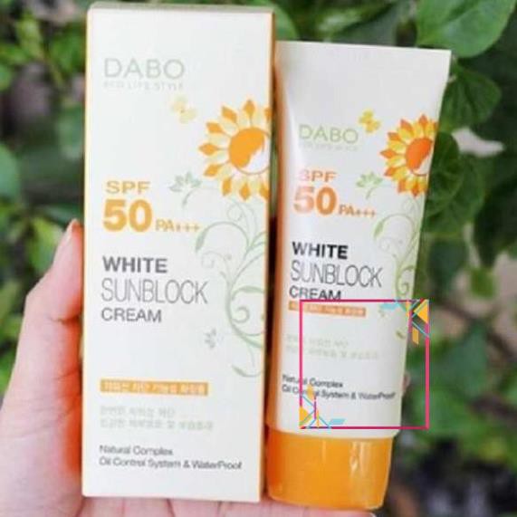 Kem Chống Nắng Trắng Da
Dabo White Sunblock Hàn quốc 70ml - Chính hãng