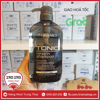 Dầu gội xả 2 in 1 sạch gàu phục hồi tóc Pharmaact Tonic 600ml