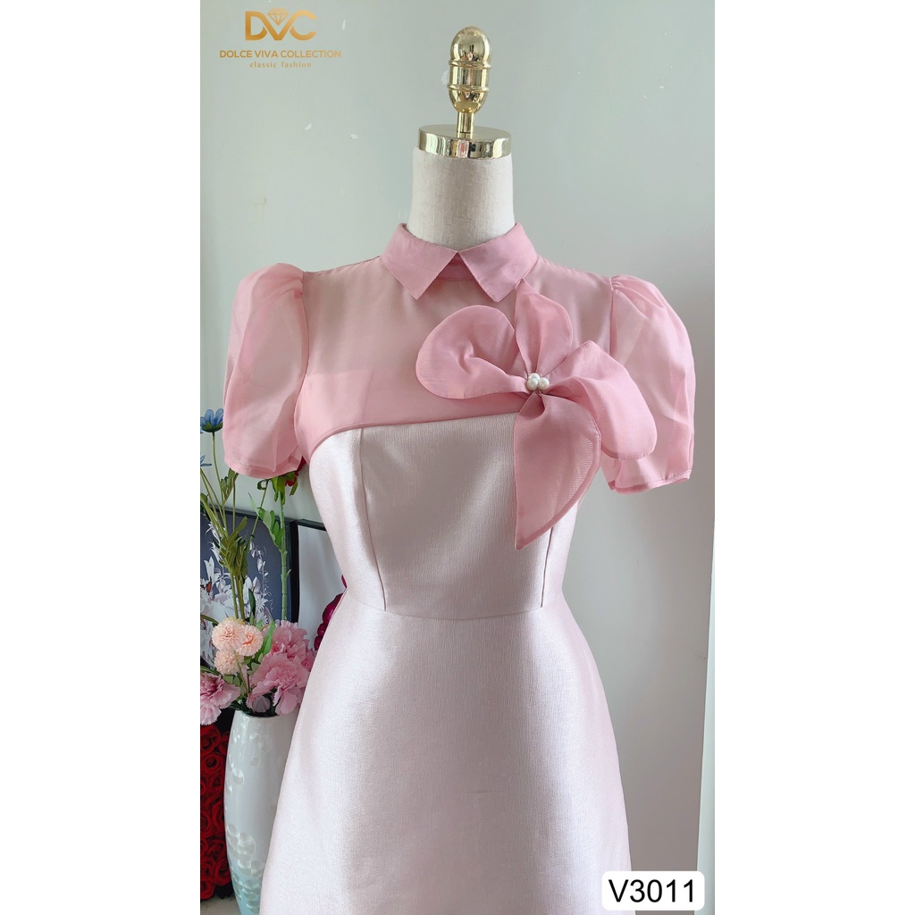 Váy thiết kế cao cấp dự tiệc đi làm đi du lịch V3011-DVC