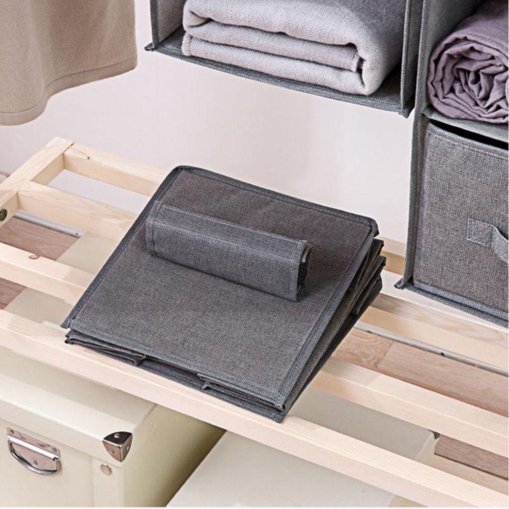 MUVAKO Túi Vải Cotton 3/4/5 Tầng Đựng Quần Áo Chống Bụi Tiết Kiệm Không Gian