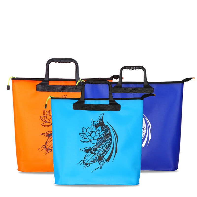 [QUATANGKHOALINK ,CHAN ,CHI]    [FREESHIP]Túi đựng cá nhựa dẻo có khoá kéo, có đấy túi Daiwa xịn xò đồ câu FISHING_HD