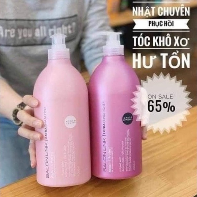 [Hàng Nhật] Dầu Gội, Dầu Xả Salon Link Extra 1000ML Nội Địa Nhật (Japan)