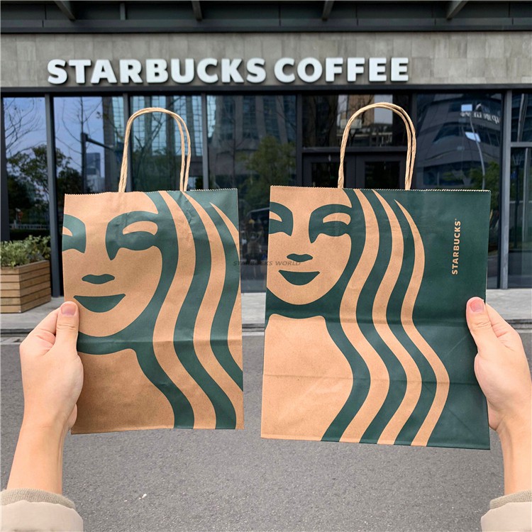 Túi giấy Starbucks có quai | BigBuy360 - bigbuy360.vn