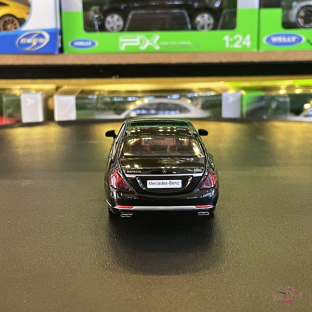 Mô hình xe ô tô Mercedes-Benz S600 tỉ lệ 1/32 màu đen