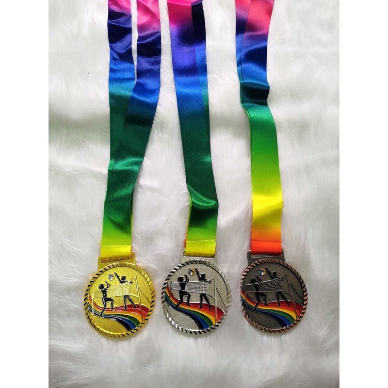 Huy chương bóng đá, bóng chuyền , cầu lông   huy chương thể thao cao cấp