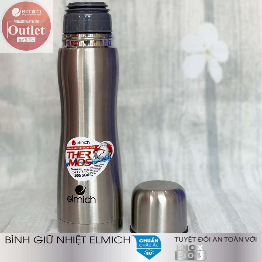 Bình Giữ Nhiệt Inox 304 Nóng 8h Lạnh 12h ELMICH EL6391 500ml