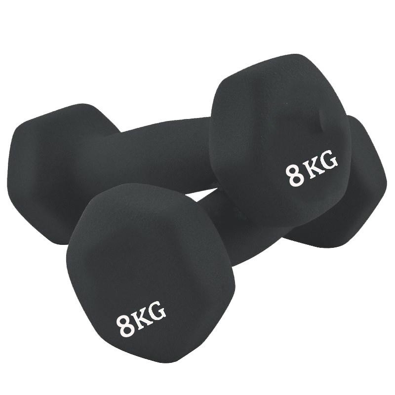 Bộ Cặp Tạ Tay 8kg Bọc Cao Su Nhám Đại Nam Sport (Tổng 16kg)