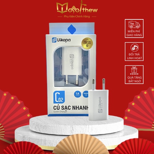 Sạc IPVikopa dành cho IP5 5s 6 6s Plus 7 8 Plus X Xr Xs Max 11 12 ProMax. Bộ sạc IPBH 12 Tháng
