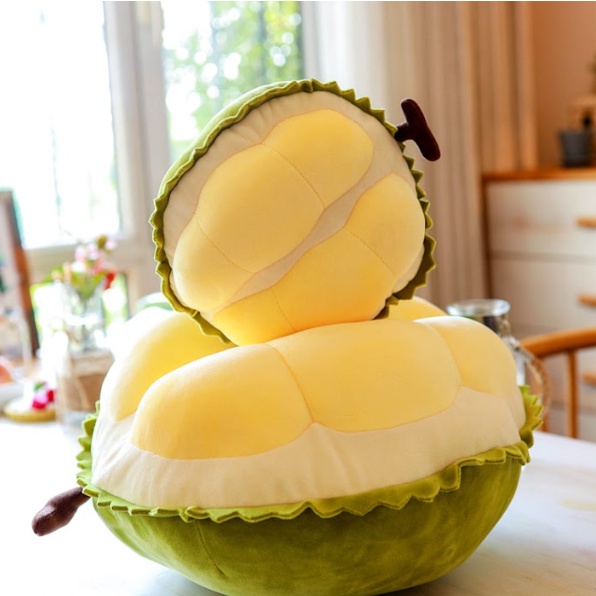Gấu Bông Trái Cây Gối Ôm Hình Trái Sầu Riêng Siêu Độc Lạ 25cm