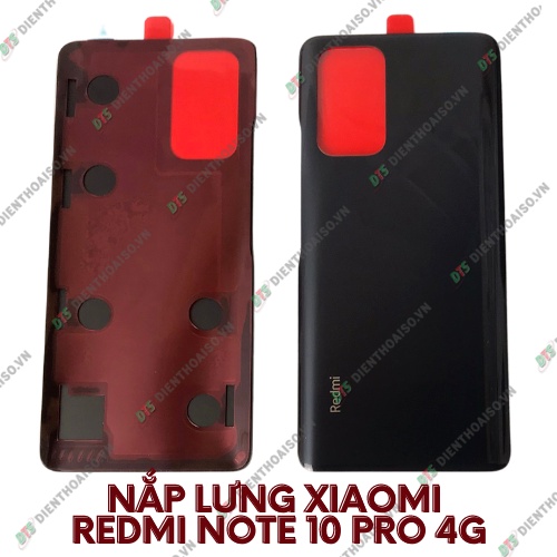 Nắp lưng xiaomi redmi note 10 pro 4g xanh dương ,vàng đồng, xám đen