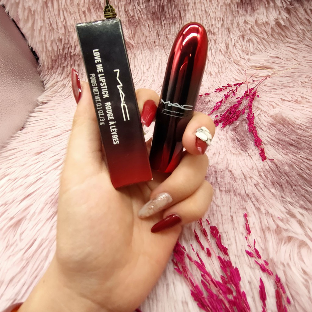 Son Mac love me lipstick rouge à lèvres Màu 423 E for effortless 3g Cao Cấp - Sắc Đỏ Quyến Rũ