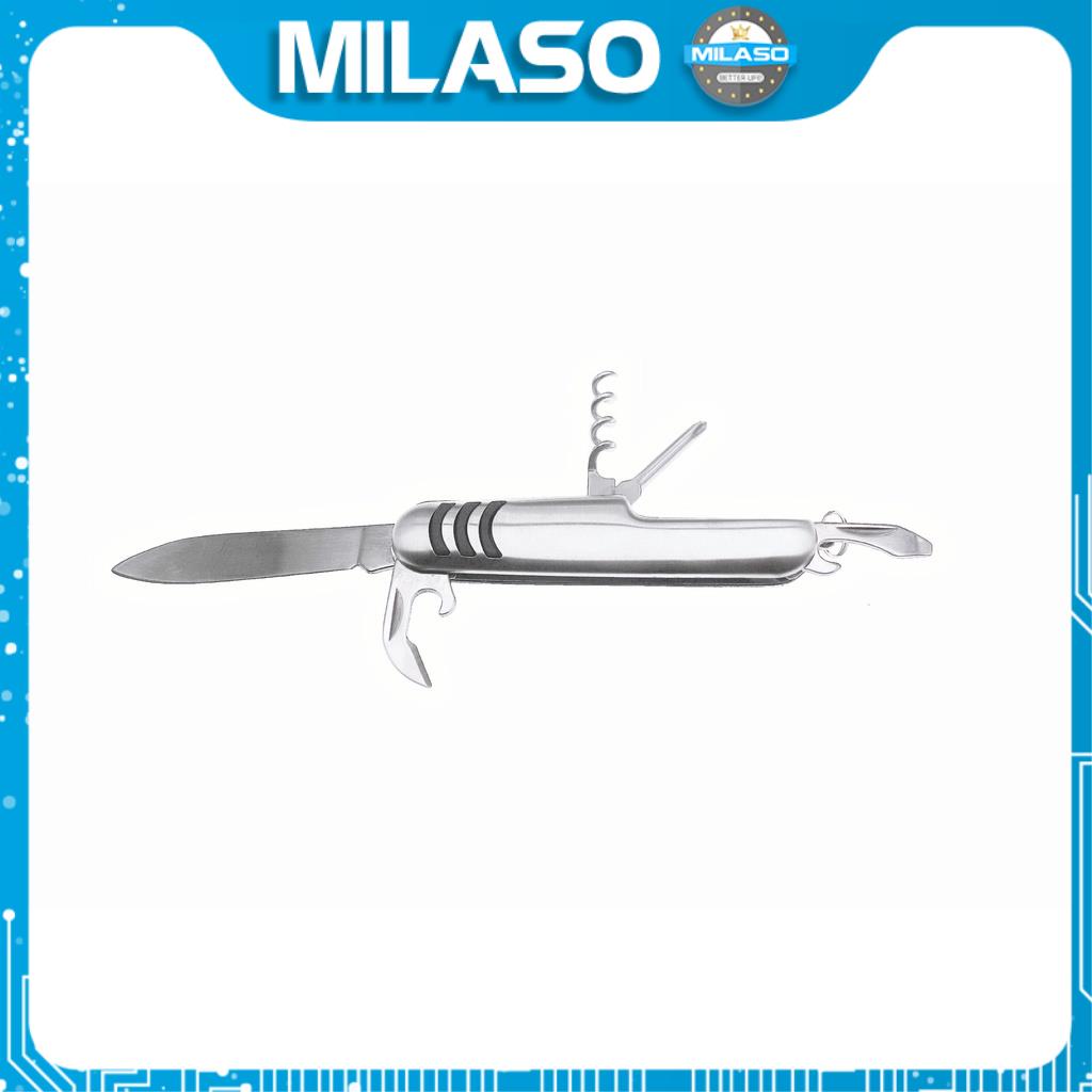 Dao đa năng MILASO dụng cụ đa năng gia đình 11 món dao, kéo, vít, dũa,... sửa chữa tiện dụng HG-001297
