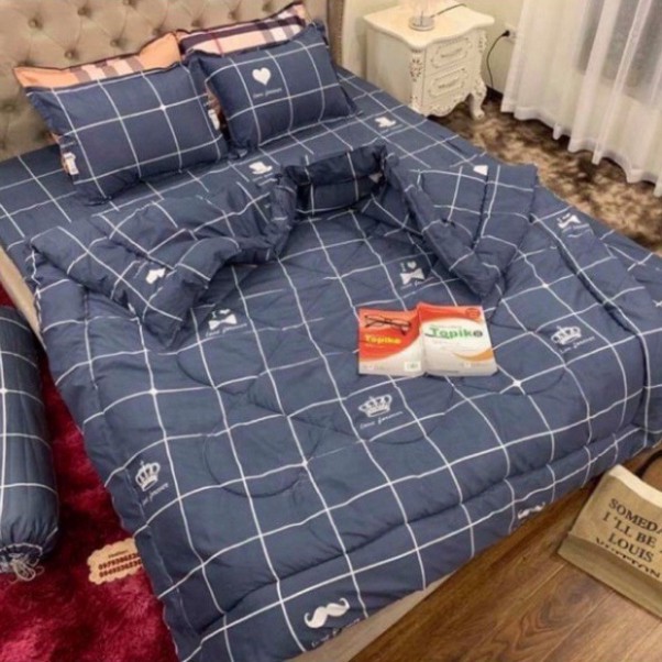 Chính Hãng Chăn phao trần bông dày loại 1 bông hơi siêu nhẹ 1m8-2m cao cấp được chọn màu VNXK