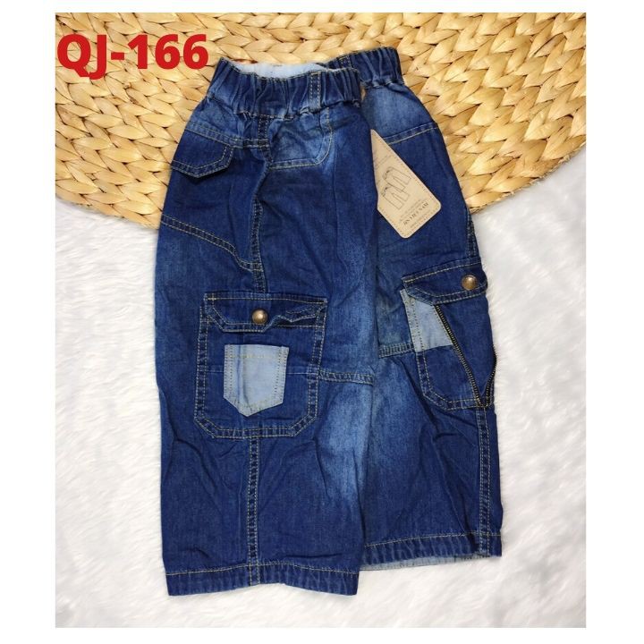 QUẦN SHORT JEAN BÉ TRAI TÚI HỘP 25-27kg.