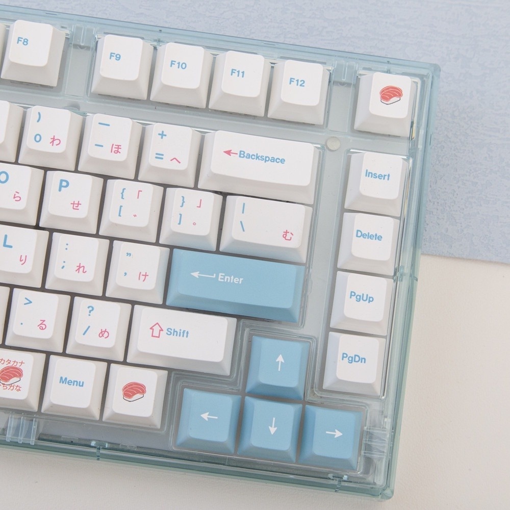 139 Phím Sushi Keycaps Cherry Profile Anime PBT DYE-SUB Bàn phím cơ Keycap