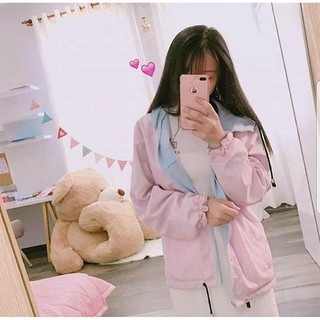 áo khoác dù 2 mặt