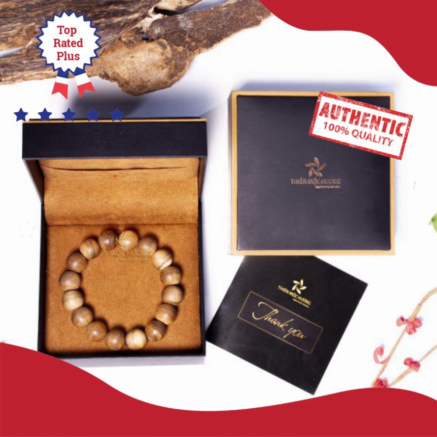 [CAO CẤP] Vòng Tay Trầm Hương - Tròn Đơn - Thiên Mộc Hương | BigBuy360 - bigbuy360.vn