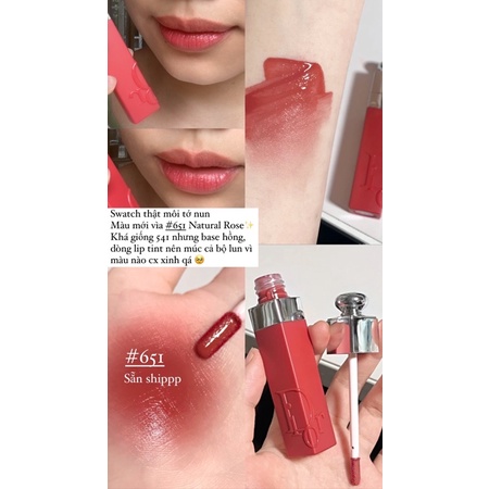 Son Dior Lip Tint 541, 421, 251, 731, 651 FULL BOX Sẵn✨ mẫu mới 2022