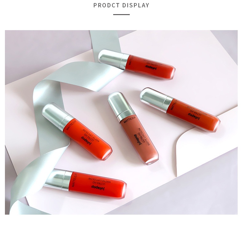 [Hàng mới về] Son kem lì JILIAPOP không làm khô môi lâu trôi không dính cốc