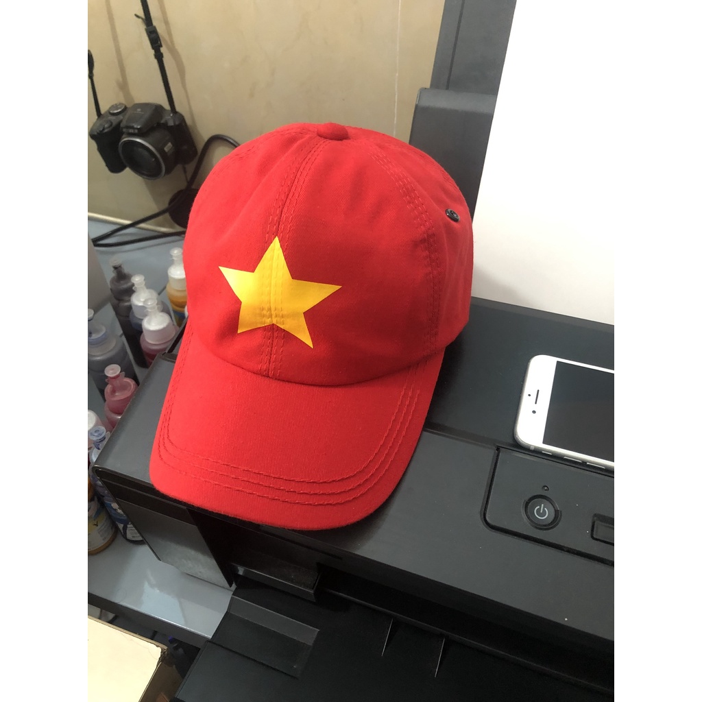 Nón in hình ngôi sao - Mũ in Ngôi Sao Vàng Việt Nam