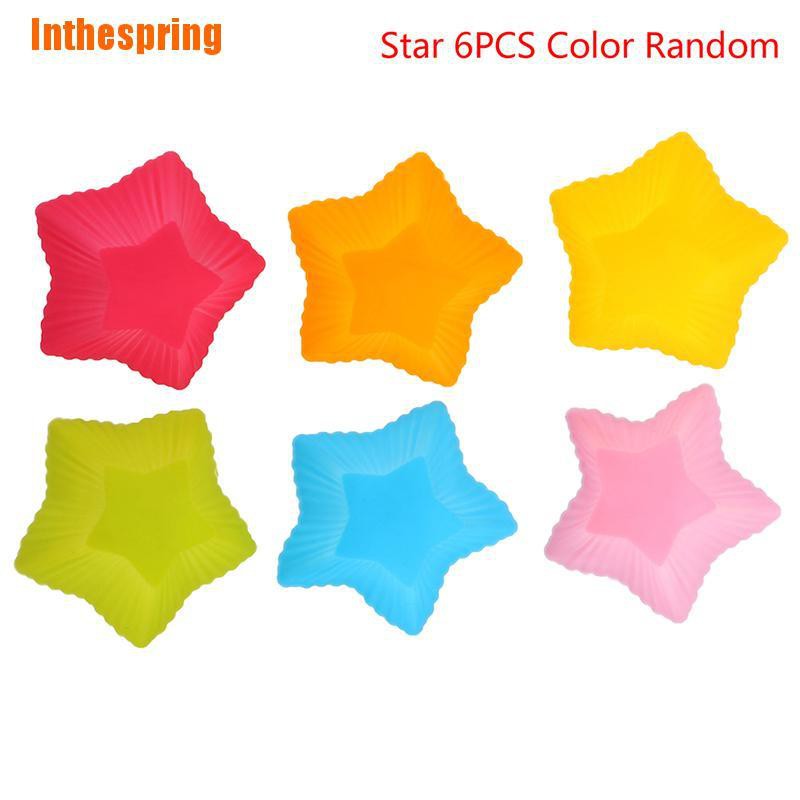 Bộ 6 Bánh Cupcake Silicone
