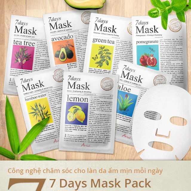 MẶT NẠ - 7 DAYS MASK ARIUL