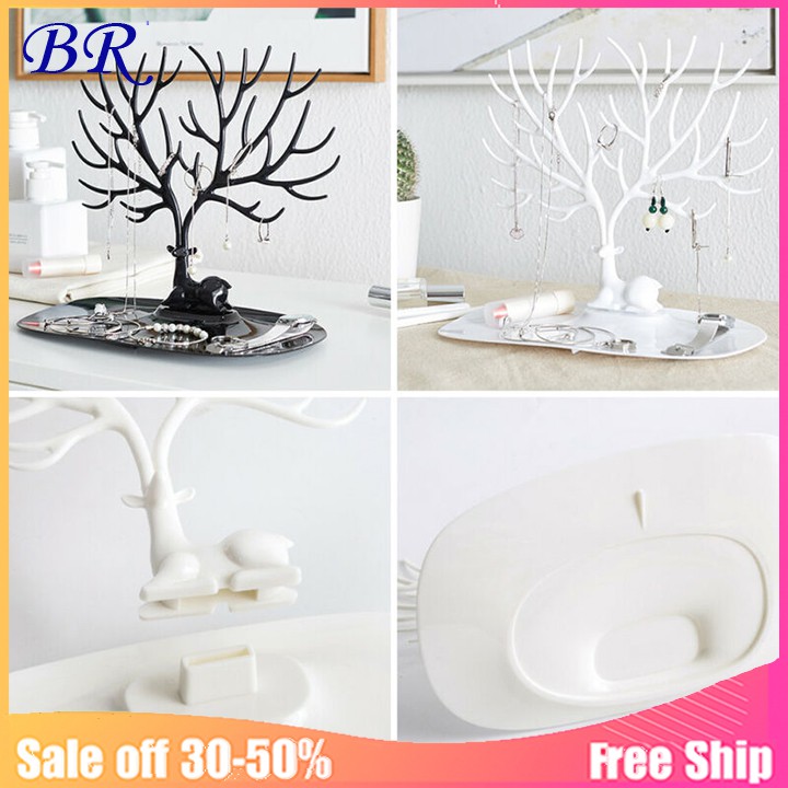 Cây treo trang sức hình tuần lộc [ giao màu ngẫu nhiên ]