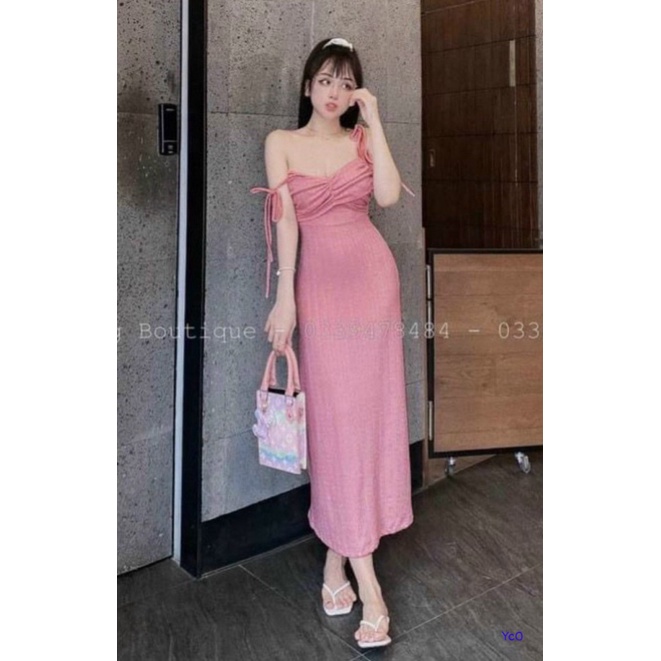 ĐẦM THUN GÂN HAI DÂY DÁNG ÔM BODY CHẤT VẢI MỀM MẠI CỰC SEXY UP Thời Trang hhp 2022