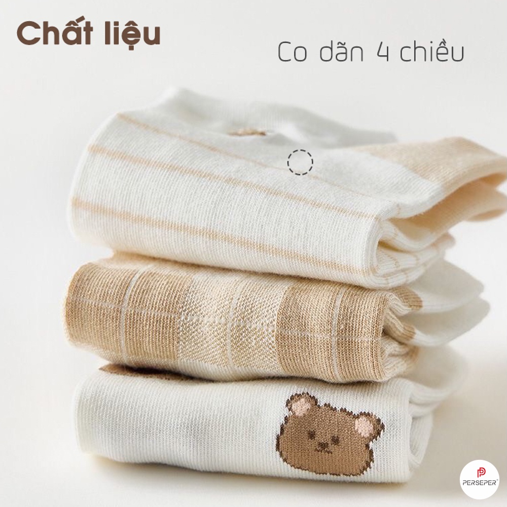 Tất cổ ngắn nữ phong cách Hàn Quốc dễ thương, set 5 đôi vớ nữ cực xinh - Cherry Shop