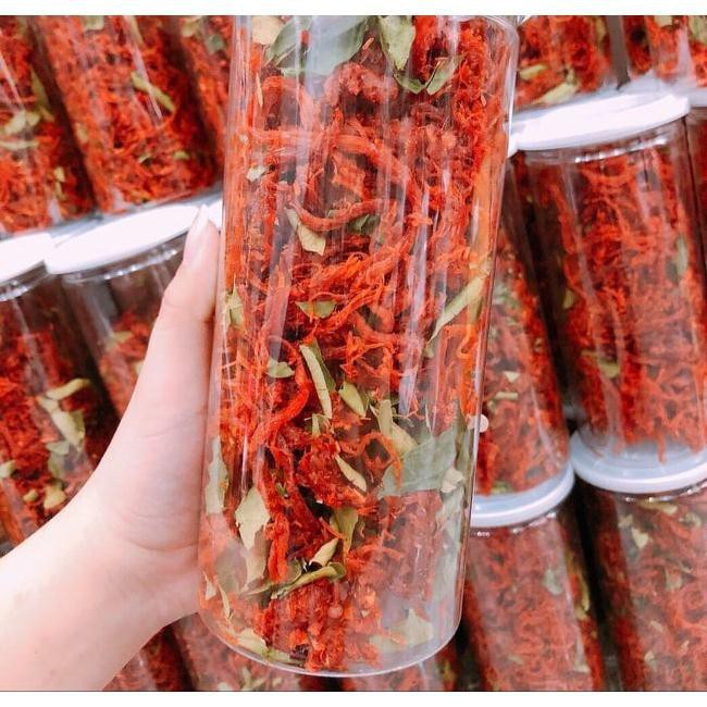 Khô Bò Sợi Dài Lá Chanh Cay Cay Mặn Mặn Ngọt Ngọt Loại 1 Hũ 250g - Đồ Ăn Vặt Nhà Làm | BigBuy360 - bigbuy360.vn