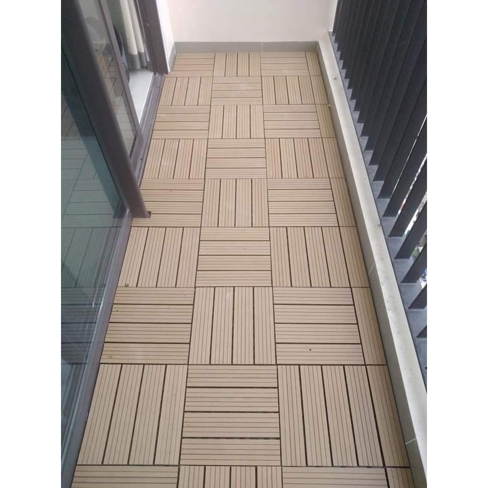 Combo 30 vi sàn gỗ nhưa comosite kt 30x30cm