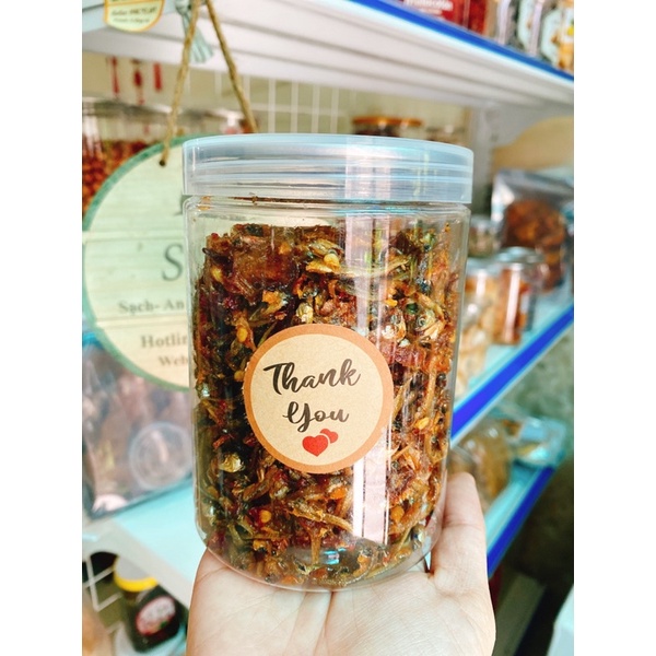 Cá cơm Kim giòn rim tỏi ớt cay 250g