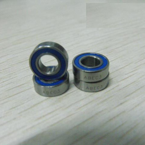 Bộ 4 vòng bi MR115RS 5*11*4mm màu xanh dương - MR115 2RS