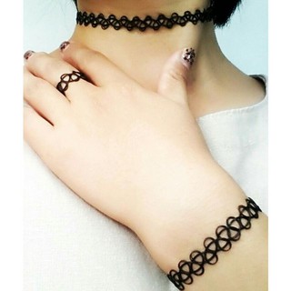 Bộ vòng tattoo choker (3 món)