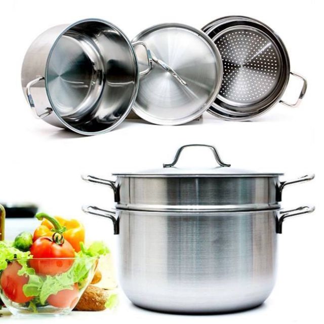 BỘ XỬNG HẤP INOX 3 ĐÁY FIVESTAR ĐƯỜNG KÍNH 32CM