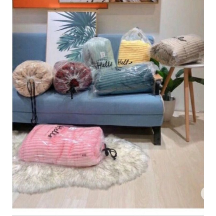 CHĂN NỈ NHUNG TĂM HÀNG ĐẸP SIZE 2M×2M3