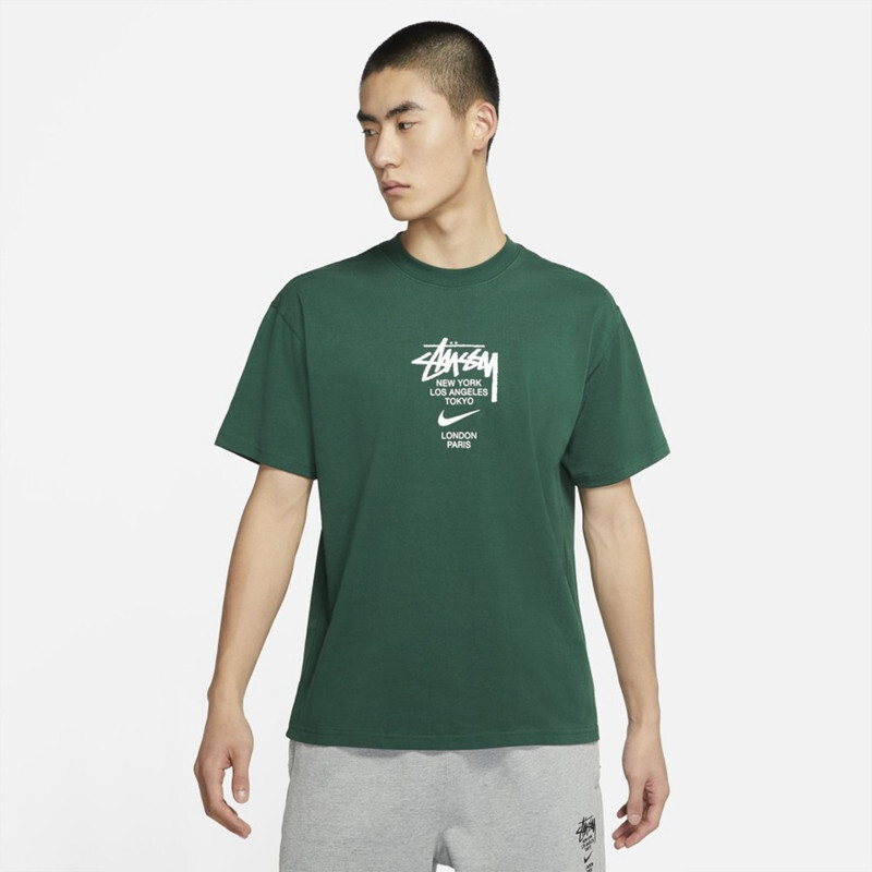 STUSSY Áo Thun Tay Ngắn Nike X Stussy3343-341 + + + 100% Chính Hãng