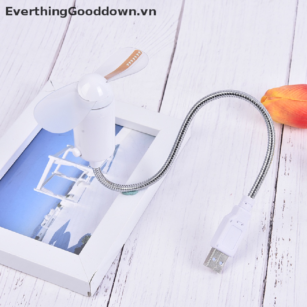 Quạt USB Mini Cầm Tay Màn Hình LED Hiển Thị Dành Cho Laptop / PC