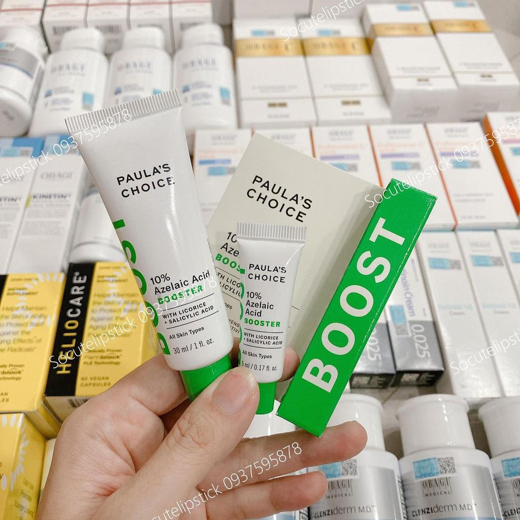 Gel Giảm Mụn, Giảm Sưng Tấy Mụn Và Làm Mờ Thâm PC 10% Azelaic Acid Booster