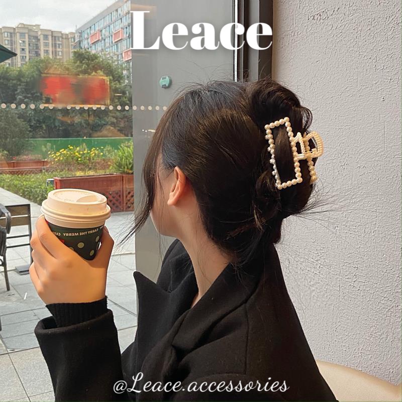 Kẹp tóc, cặp tóc càng cua đính hạt trai thời trang Hàn Quốc Leace.accessories