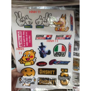 DECAL NỔI TRANG TRÍ XE - H051