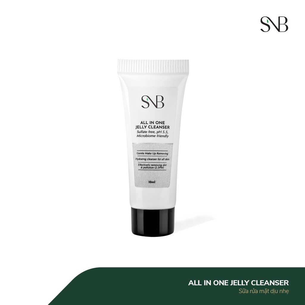 Sữa Rửa Mặt Dịu Nhẹ All in One Jelly Cleanser SNB 10ml