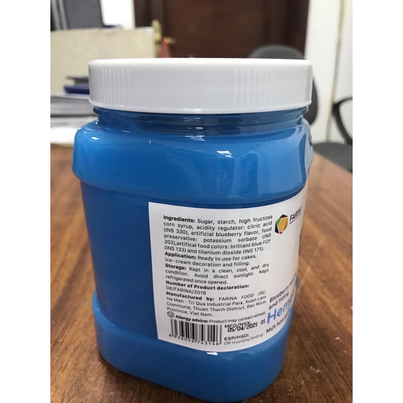 Mứt việt quất farina 1kg