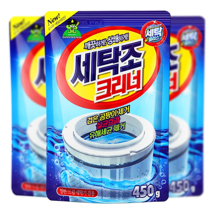 Bột tẩy lồng vệ sinh máy giặt Sandokkaebi Hàn Quốc 450g