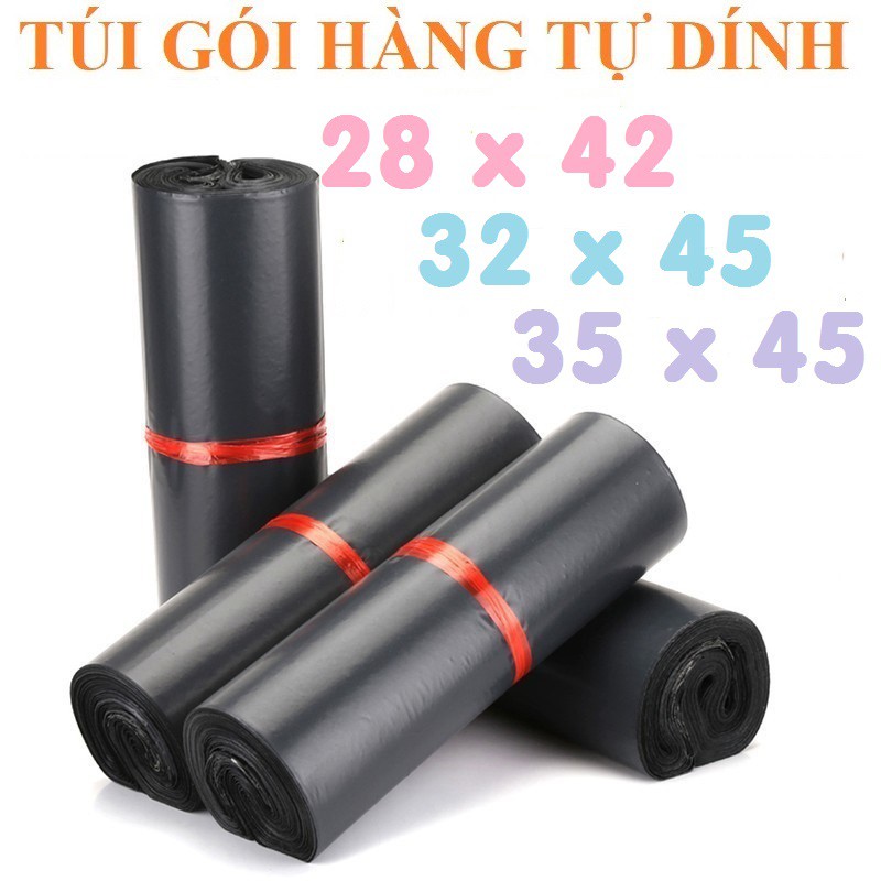 TÚI GÓI HÀNG TỰ DÍNH NHIỀU SIZE (17X30, 20X30, 25X35, 28X42-TẶNG KÈM)