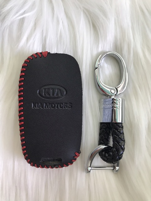 Bao Da Bảo Vệ Chìa Khóa remote Kia Morning  Soluto 2 nút