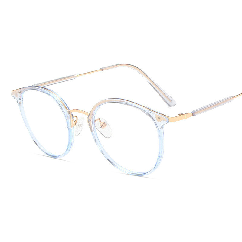 Mắt Kính TR90 Tròng Kim Loại Chống Ánh Sáng Xanh Thời Trang