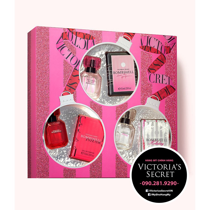 Nước hoa Mini dạng XỊT (tách set) 7ml Tease, Rebel, Glam, Bombshell, Intense, Holidays, Love, Heavenly, Hàng nhập USA