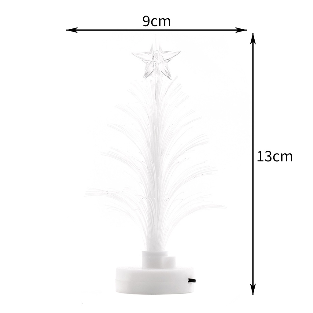 Cây Thông Giáng Sinh Mini Có Đèn LED Chạy Bằng Pin Dùng Trang Trí Nhà Cửa / Tiệc Cưới / Giáng Sinh